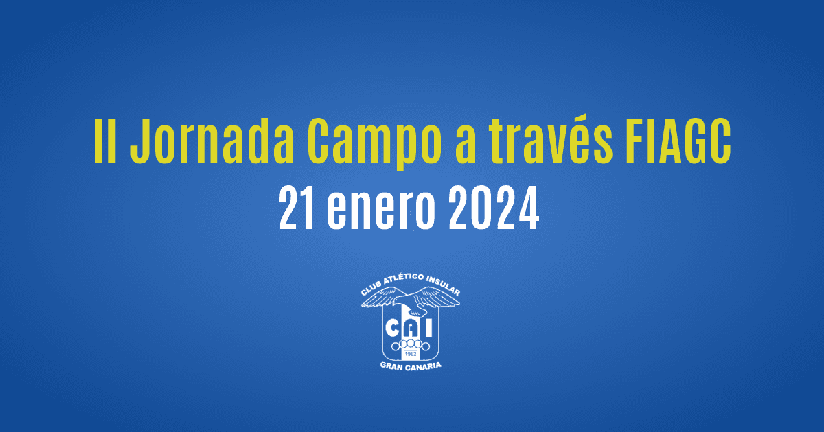II Jornada Campo a Través FIAGC