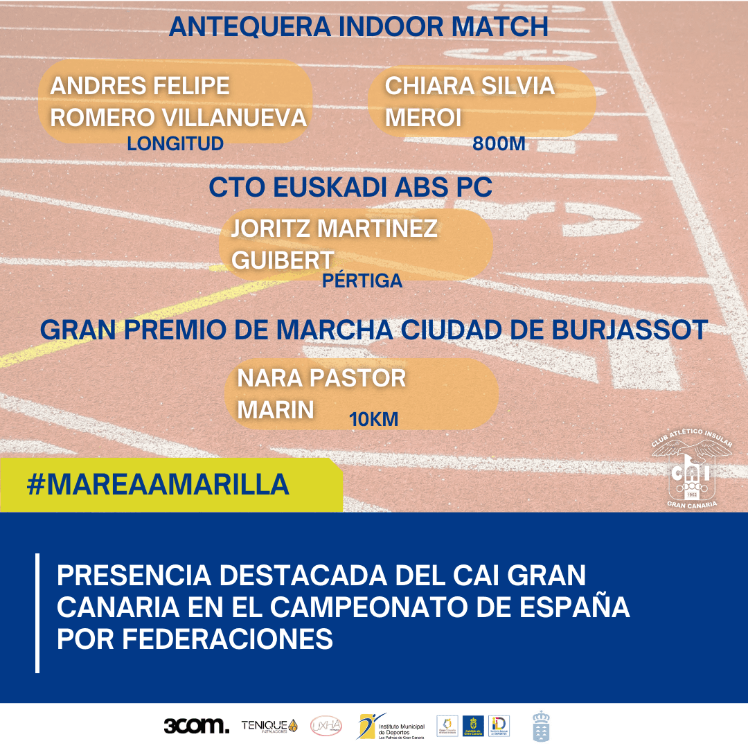 Presencia destacada del CAI Gran Canaria en el Campeonato de España por Federaciones